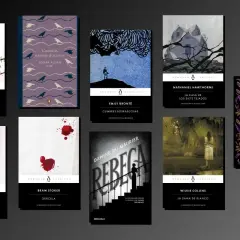 Colección de libros de literatura gótica: Frankenstein, Cuentos extraordinarios, Cumbres borrascosas, La casa de los siete tejados, Drácula, Rebeca, La dama de blanco y El retrato de Dorian Gray.