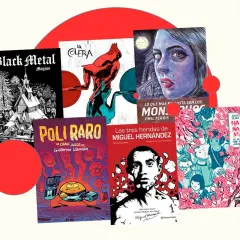Selección de las mejores novelas gráficas de la historia: "Black Metal", "La Cólera", "Poli Raro", "Las tres heridas de Miguel Hernández" y "Hanami".
