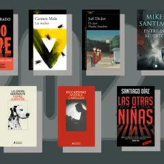 Selección de libros policiales recomendados: "Todo arde", "Las madres", "El caso Alaska Sanders", "Entre los muertos", "La gran serpiente", "Riccardino" y "Las otras niñas".
