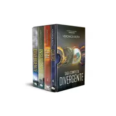 La saga completa de libros Divergente de Veronica Roth, en orden: Divergente, Insurgente, Leal y Cuatro.