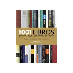 Estantería con títulos como "1001 Libros que hay que leer antes de morir", "El Quijote" y "El resplandor".