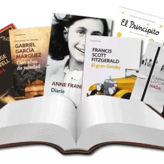 Libros que enganchan para personas que no leen: "1984", "Cien años de soledad", "El diario de Ana Frank", "El Principito", "El gran Gatsby" y "Nada".