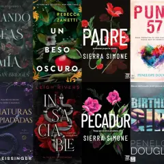 Portadas de libros que exploran el **dark romance**: deseos peligrosos, amores posesivos y pecados oscuros.