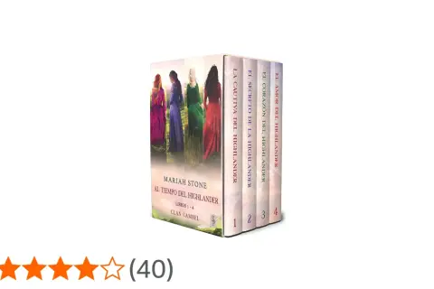 Saga Mariah Stone: "Al Tiempo del Highlander" y sus libros en orden.