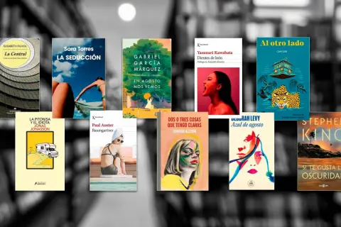 10 libros imprescindibles que hay que leer: "La Central", "La seducción", "En agosto nos vemos", "Dientes de león", "Al otro lado", "La pitonisa y el idiota", "Baumgartner", "Dos o tres cosas que tengo claras", "Azul de agosto" y "Si te gusta la oscuri...