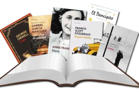 Libros que enganchan para personas que no leen: "1984", "Cien años de soledad", "El diario de Ana Frank", "El Principito", "El gran Gatsby" y "Nada".