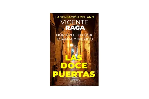 La portada del libro "Las Doce Puertas" de Vicente Raga, número 1 en USA, España y México.