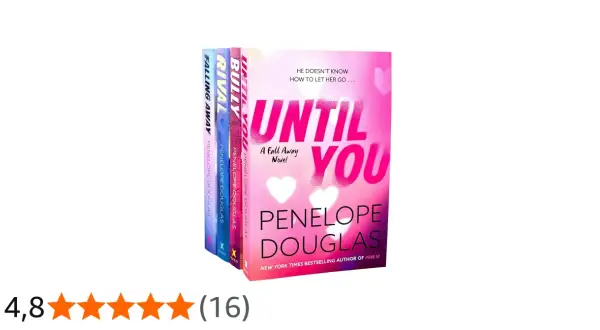 Libros de las sagas de Penelope Douglas: "Until You", "Bully", "Rival" y "Falling Away".