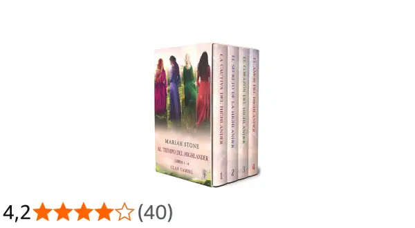 Saga Mariah Stone: "Al Tiempo del Highlander" y sus libros en orden.