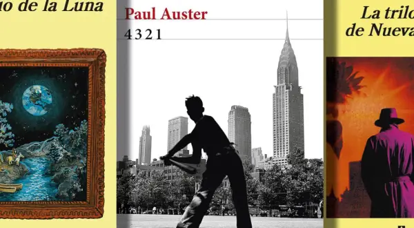 Los mejores libros de Paul Auster: "La trilogía de Nueva York", "4321" y "El diario de la Luna".