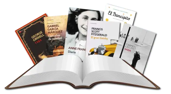 Libros que enganchan para personas que no leen: "1984", "Cien años de soledad", "El diario de Ana Frank", "El Principito", "El gran Gatsby" y "Nada".