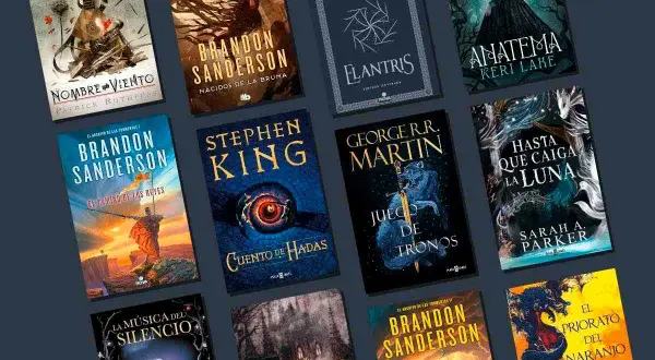 Colección de novelas para leer: Brandon Sanderson, Stephen King, George R.R. Martin y más. Fantasía épica y terror te esperan.