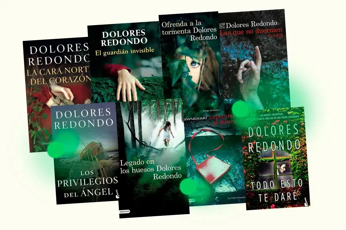 Libros de Dolores Redondo, incluyendo la trilogía del Baztán en orden:
