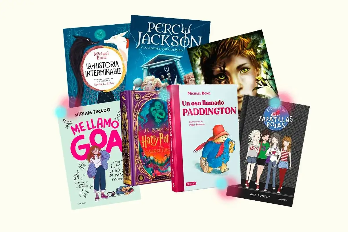 Colecci&oacute;n de libros para ni&ntilde;os de 10 a 12 a&ntilde;os: Harry Potter, Percy Jackson, La Historia Interminable, Paddington y m&aacute;s.
