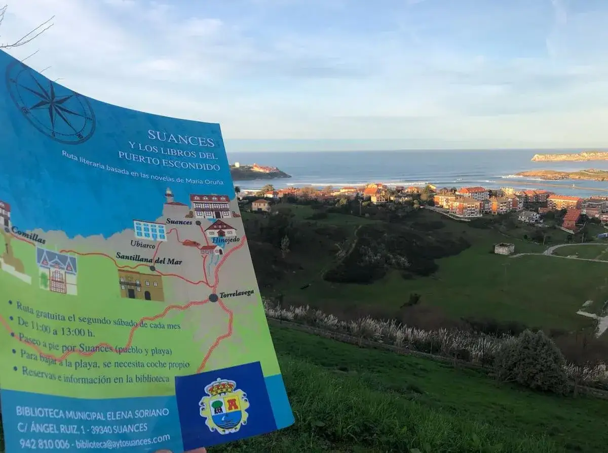 Mapa de la ruta literaria 