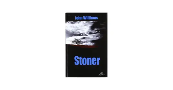 Portada del libro "Stoner" de John Williams. Un árbol solitario bajo un cielo dramático.