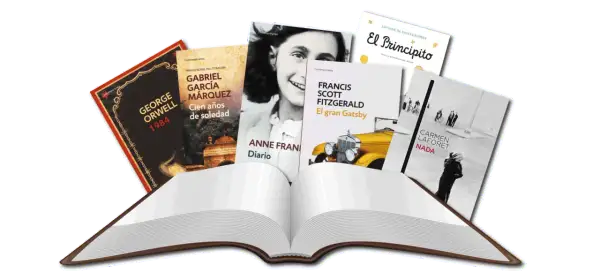 Libros que enganchan para personas que no leen: "1984", "Cien años de soledad", "El diario de Ana Frank", "El Principito", "El gran Gatsby" y "Nada".