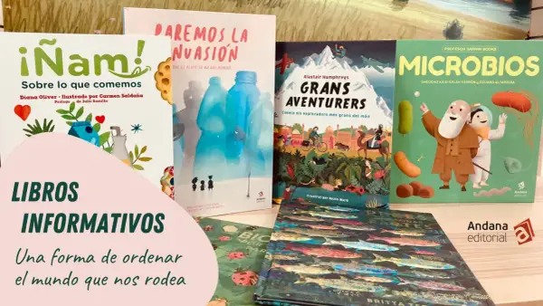 Libros infantiles modernos sobre comida, plástico, exploradores y microbios. ¡Una forma de ordenar el mundo!